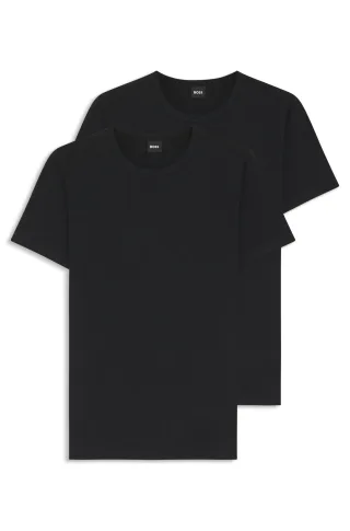 BOSS Menswear Black - TShirtRN 2P Modern Black - Gr. - XL