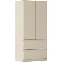 rauch Drehtürenschrank Kleiderschrank Schrank Garderobe COSTA in den Breiten 91/136/181 cm (in 3 Ausstattungen BASIC/CLASSIC/PREMIUM) viel Platz, grifflose Front und Push-to-Open Funktion MADE IN GERMANY
