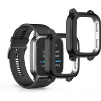 kwmobile Smartwatch-Hülle 2x Silikon Hülle für Garmin Venu Sq 2 Music / Sq 2, Schutzhülle Fullbody Display Cover Set aus Silikon