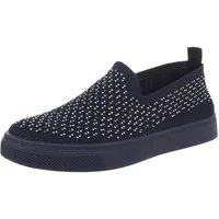 Ital-Design Damen Low-Top Freizeit Slipper (88843588) Flach Sneakers Low in Dunkelblau