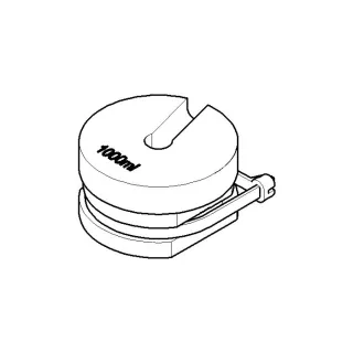 Dornbracht Flaschenadapter 1000 ml Du 9011030820090 roh