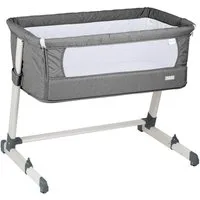 BabyGo Beistellbett Together, grey, faltbar
