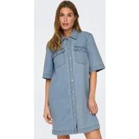 ONLY Jeanskleid ONLBELLE S/S BUTTON DRESS DNM GUA NOOS