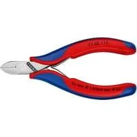 Elektronik-Seitenschneider 77 02 115, Schneid-Zange rot/blau, Länge 115mm
