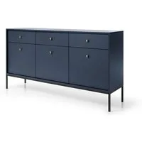 Compleo Kommode Kommode Alessia, Breite 154cm, mit 3 Schubladen, 3 Türen, Wohnzimmer