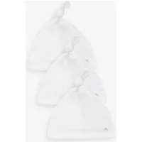 Next Erstlingsmütze 3er-Pack Baby-Knotenmützen (3-St)