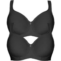Viania Set: Minimizer-BH 2er Pack Minimizer Bügel BH Basic (Spar-Set, 2-tlg) nahtlos