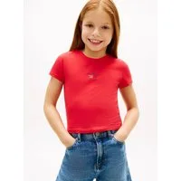 Tommy Hilfiger T-Shirt STAR FLAG TEE SHORT SLEEVE Kinder bis 16 Jahre, Logo mit Strass-Steinen