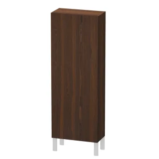 Duravit L-Cube Halbhochschrank Nussbaum gebürstet Matt 500x243x1320 mm - LC1169R6969 LC1169R6969