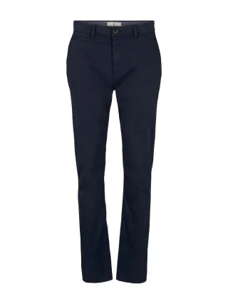 Tom Tailor - Travis Slim Satin Hose mit Bio-Baumwolle sky captain blue - Gr. - 30/34