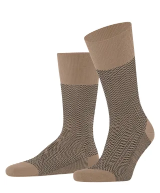 FALKE - FALKE Airport Herringstripe Herren camel - Gr. - 40.5