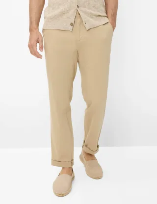 Eurex Herren Flatfronthose Style TORGE BEIGE, Beige, Gr. 29