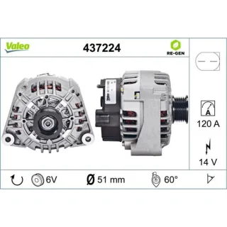 Valeo Lichtmaschine Mercedes C-Klasse Clk M-Klasse Slk 437224