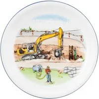Seltmann Weiden Frühstücksteller Compact - Auf der Baustelle, (1 St), rund 19 cm