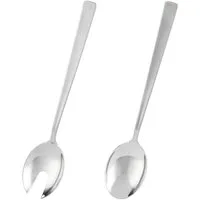 RÖSLE Salatbesteck (Set, 2-tlg), Servieren von Lebensmittel, Edelstahl 18/10, spülmaschinengeeignet