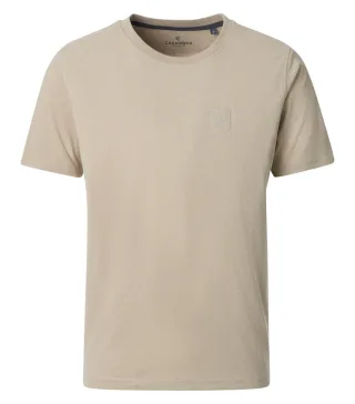 CASAMODA - T-Shirt im Baumwollmix beige - Gr. - L