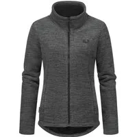 Ragwear Strickjacke Liram Melange Kuschelige Übergangsjacke in Strick-Optik