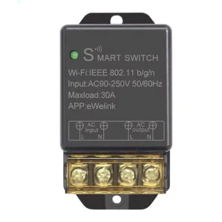 Ewelink WiFi Smart Switch 30A High Power Controller Motor Relay Module Timer Scheduling App & Voice Control with Alexa G