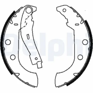 Delphi Bremsbacken hinten Citroen Xsara Zx Peugeot 306 LS1833