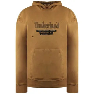 Timberland Logo Herren-Hoodie in Weizen