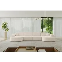 ALTDECOR Wohnlandschaft MARI-U2, Sofa Praktische Bequeme Funktionsecke Couch U-Form Eckcouch, Corner Sofa U-Form Vielseitige Sofa Wohnlandschaft Wohnzimmer