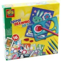 SES Creative Kreativset SES Kinder Spiralzeichnen mit Malvorlagen