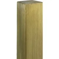 GartenLand Zaunpfosten Pfosten gerade Gekappt 9x9 cm Kiefer, (Set, ohne Befestigung)