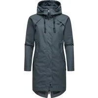 Ragwear Jerseymantel Rejany Wasserdichter Damen Parka für die Übergangszeit