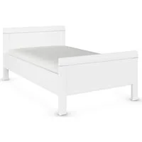 rauch Bett Bett Einzelbett Stollenbett EVELYN, in Komforthöhe aus Holzwerkstoff in elegantem Stil MADE IN GERMANY