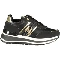 Laura Biagiotti Sneaker Damen Sportschuh Schwarz mit Einlegesohlen &