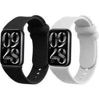 kwmobile 2x Uhrenarmband für Xiaomi Smart Band 8 Pro / Band 9 Pro / Redmi Watch Smartwatch, 2-tlg., Fitnesstracker Band Set aus TPU Silikon - Ersatzarmband Smartwatch