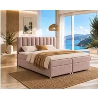 Best for Home Boxspringbett Trinity K-10 mit zwei Bettkasten Premium mit Komfort Topper – modern (Doppelbett mit Stauraum, Federkernmatratze, gepolstertes Kopfteil, Doppelbett versch. Größen, 140x200 160x200 180x200 200x200 cm), Handwerksqualität, TO