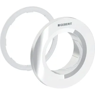 Geberit Ersatzteile Rosette für Typ 01 Fernbetätigung, rund, Unterputz-Drücker: chrom, 242961211 242961211