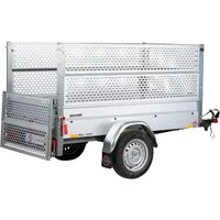 STEMA PKW-Anhänger Basic 750 Kippsdeichsel, max. 554 kg, 2-tlg., inkl. Gitteraufsatz