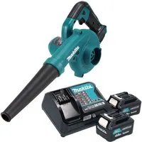 Makita Akku-Laubbläser UB 100 DSM Akku Gebläse 12 V max. + 2x Akku 4,0 Ah + Ladegerät