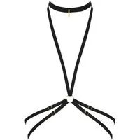 Maison Close Bandeautop Maison Close Les Fetiches Harness Samt schwarz