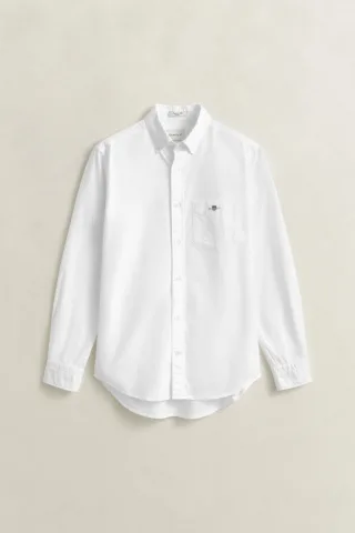 GANT - Classic Regular Fit Oxford-Hemd white - Gr. - L