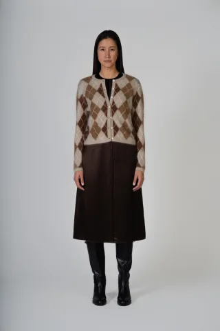 (THE MERCER) N.Y. - Cardigan camel combo - Gr. - 36