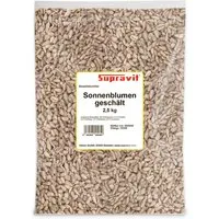 Supravit Sonnenblumenkerne geschält Ganzjahresfutter für Wildvögel, Ergänzungsfutter für: Wildvogel