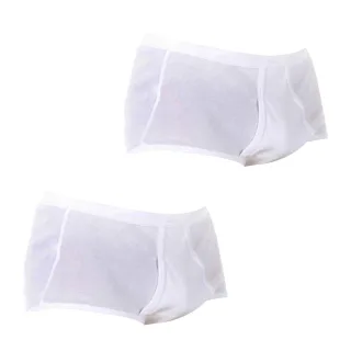2er-Pack klassische Slips mit seitlicher Öffnung, Modell AS02335 für Herren