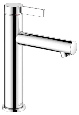 Keuco Waschtischarmatur 130 IXMO 59501, ohne Ablaufgarnitur Pure, Rosette rd. verchromt , 5950101110 59501011101