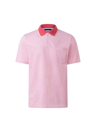 MAERZ Muenchen - Poloshirt, Knopf 1/2 Arm shiny flamingo