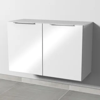 Sanipa 4balance Anbauschrank mit 2 Türen, Weiß-Glanz, DG13978 DG13978
