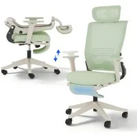 FLEXISPOT Bürostuhl Foldex Ergonomischer Bürostuhl – Ideal für Büro & Mittagspause (2D-Kopfstütze, Schreibtischstuhl mit Fußstütze – Perfekt für Home-Office & Entspannung), Faltbar, in verschiedenen Farben erhältlich, 90°-135° neigbar