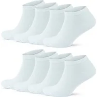NERS Sneakersocken aus gekämmter Baumwolle für Damen und Herren, ohne drückende Naht (6-Paar) Premium Sneaker Socken mit Komfortbund, atmungskativ