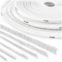 STEIGNER Duschdichtung Bürstendichtung selbstklebend 4mm Bürstenhöhe Türdichtung 5m Länge, L: 500 cm