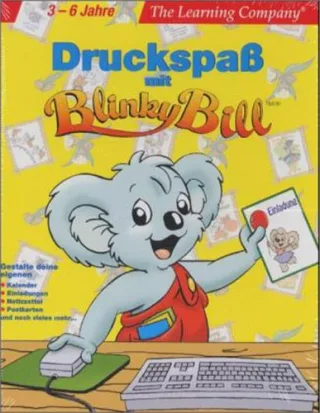 Druckspaß mit Blinky Bill