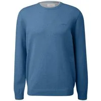 s.Oliver Rundhalspullover Pullover (1-tlg) Rundhals-Ausschnitt, langarm, Logo-Stickerei