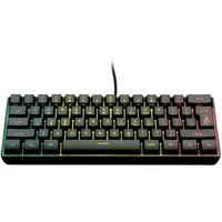 Surefire SureFire 60 % Mechanische RGB–Tastatur, US-Englisch 48701 Tastatur (Beleuchtet, Multimediatasten)
