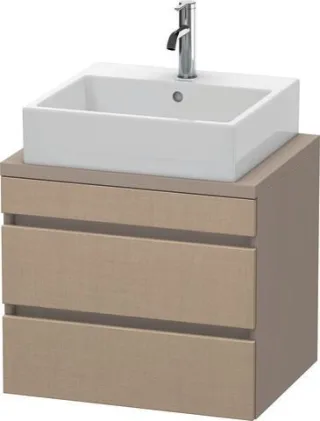 Duravit DuraStyle Konsolenwaschtischunterbau wandhängend Leinen & Basalt Matt 600x478x512 mm - DS530 DS530507543